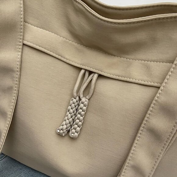 Canvas Crossbody Bag for Women Large Capacity Travel Daily Use Purse - Picture 4 of 7